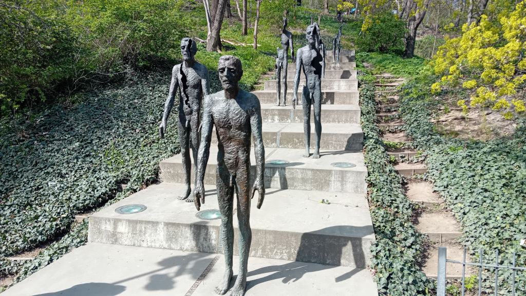 On the walk up to the Petrin Tower